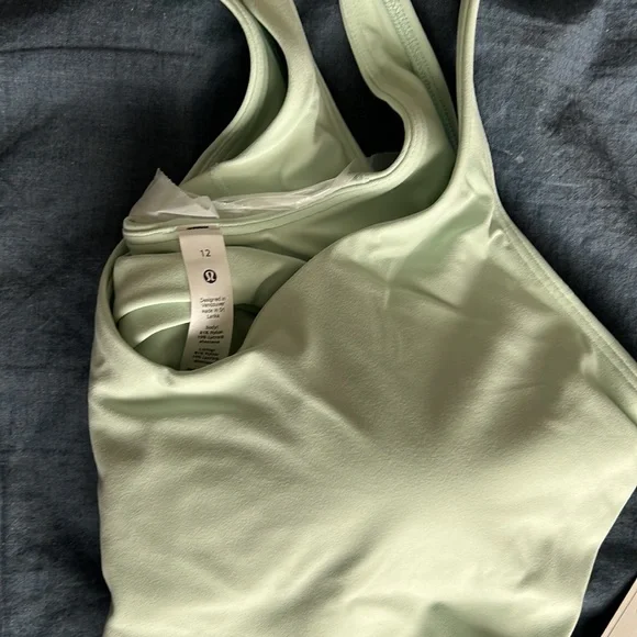 Unavailable Color!! Lululemon align tank delicate mint, size 12 - Picture 9 of 11